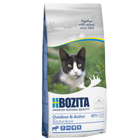 BOZITA OUTDOOR & ACTIVE ELK сухой корм для взрослых и растущих активных кошек с мясом лося
