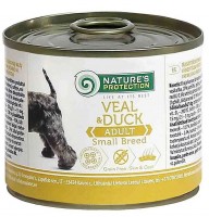 Natures'protection Adult Small Breeds Veal & Duck (Натур Протекшн консервы для собак мелких пород Телятина и Утка (81543))