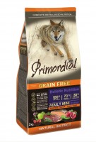 Primordial Grain Free Adult Mini Duck Trout (Примордиал беззерновой корм для собак мелких пород с форелью и уткой)
