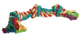 Игрушка для собак "Канат с 3 узлами" разноцветный 60см. 19177 (641142) - 1b063f08bf4aef5279d664a86b7e6109.jpg