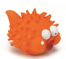 Игрушка для собак "Рыба-шар" 15см. 39743 (621148) - 39743 рыба-шар.jpg