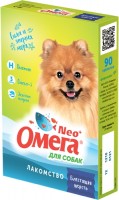 Омега Neo+ Лакомство мультивитаминное для собак Блестящая шерсть с биотином (84051)