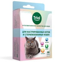 Triol мультивитаминное лакомство для кошек "Для кастрированных котов и стерилизованных кошек"