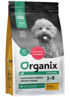 Корм Organix Adult Dog Small Breed Chicken (Органикс для собак малых пород с курицей)