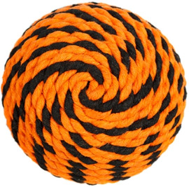 Доглайк игрушка для собак Мяч Броник оранжевый-черный - Доглайк игрушка для собак Мяч Броник оранжевый-черный