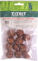 TiTBiT золотая коллекция лакомство для собак фрикадельки из говядины с морковью