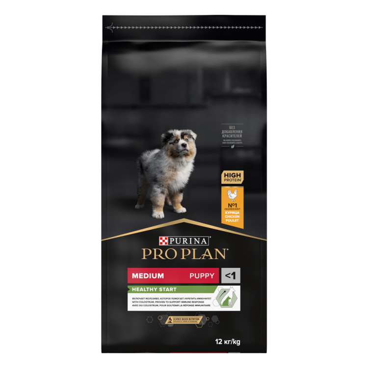 Pro Plan Puppy Medium OptiStart Chicken (ПроПлан для щенков всех пород ...