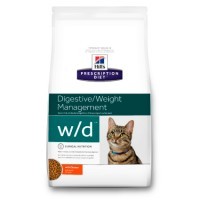 Feline w/d (Хиллс для взр кошек, лечение сахарного диабета, запоров) (16929, 22104)