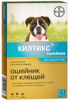 Bayer Килтикс ошейник для средних собак от блох и клещей 13264
