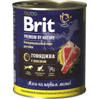 Brit консервы для собак говядина и пшено 850гр (79739)