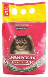 Наполнитель впитывающий Сибирская кошка "Комфорт" - 193054.jpg