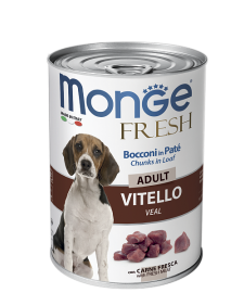 Monge Fresh Chunks in Loaf Veal Adult (Монж консервы для собак: мясной рулет с телятиной) - Monge Fresh Chunks in Loaf Veal Adult (Монж консервы для собак: мясной рулет с телятиной)