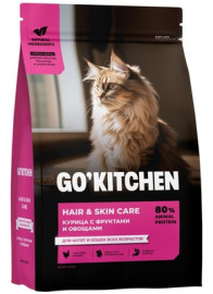 GO'KITCHEN hair & skin care (Гоу Китчен корм для котят и кошек всех возрастов с курицей) - GO'KITCHEN hair & skin care (Гоу Китчен корм для котят и кошек всех возрастов с курицей)