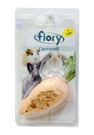 FIORY Carrosalt (Фиори минеральный камень с солью в форме моркови для грызунов) - FIORY Carrosalt (Фиори минеральный камень с солью в форме моркови для грызунов)