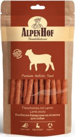 AlpenHof Колбаски баварские из ягненка для собак, 50г (74589) - AlpenHof Колбаски баварские из ягненка для собак, 50г (74589)