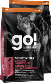 GO! Sensitivity + Shine Salmon Dog Recipe, Grain Free, Potato Free (Гоу Натурал для собак беззерновой корм для чувствительного пищеварения с лососем (87655, 87654, -, 87652) Скидка 30% на вторую упаковку - GO! Sensitivity + Shine Salmon Dog Recipe, Grain Free, Potato Free (Гоу Натурал для собак беззерновой корм для чувствительного пищеварения с лососем (87655, 87654, -, 87652) Скидка 30% на вторую упаковку