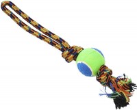 №1 Игрушка для собак "Грейфер веревка плетеная с мячом" 36см (83903)