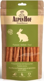 AlpenHof Колбаски баварские из кролика для собак, 50г (74591) - AlpenHof Колбаски баварские из кролика для собак, 50г (74591)