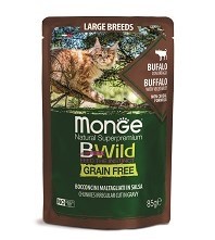Monge Cat BWild Grain Free (Монж паучи из мяса буйвола с овощами для кошек) - Monge Cat BWild Grain Free (Монж паучи из мяса буйвола с овощами для кошек)