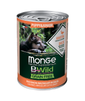 Monge BWild Grainfree Puppy&Junior Anatra (Монж консервы для щенков из утки с тыквой и кабачками)