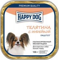 Happy Dog Mini (Хэппи Дог Мини телятина с индейкой, паштет)