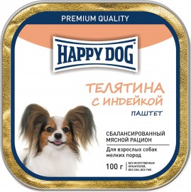 Happy Dog Mini (Хэппи Дог Мини телятина с индейкой, паштет) - Happy Dog Mini (Хэппи Дог Мини телятина с индейкой, паштет)