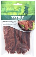 TiTBiT меню от шефа лакомство для собак джерки из говядины
