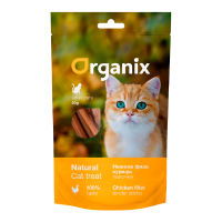 Organix (Органикс нежные палочки из филе курицы для кошек 100% мясо)