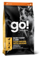 GO! SKIN + COAT DUCK DOG RECIPE (Гоу Натурал для щенков и собак с уткой и овсянкой) (39557, 39556, 39555)