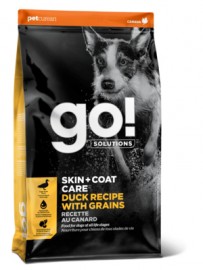 GO! SKIN + COAT DUCK DOG RECIPE (Гоу Натурал для щенков и собак с уткой и овсянкой) (39557, 39556, 39555) для щенков и собак с цельной уткой и овсянкой