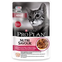Pro Plan Adult (Про План для кошек Утка паучи соус) 
