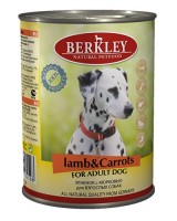 Berkley (Беркли) 75020 консервы для собак №8 Ягненок с морковью 400г (37026)