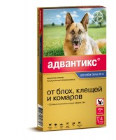 Bayer Адвантикс капли от блох и клещей для собак 25-40кг. (13272, 41500)