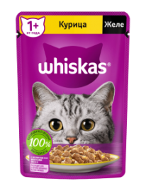 Whiskas (Вискас паучи для кошек с курицей в желе) - Whiskas (Вискас паучи для кошек с курицей в желе)