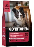 GO'KITCHEN sensitivities (Гоу Китчен беззерновой корм для щенков и собак всех возрастов с лососем и морской рыбой для чувствительного пищеварения)