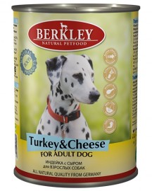 Berkley (Беркли) 75071 консервы для собак №3 Индейка с сыром 400г (37024) - Berkley (Беркли) 75071 консервы для собак №3 Индейка с сыром 400г (37024)