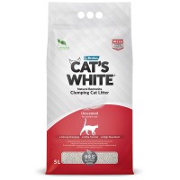 Cat's White Natural (Кэтс Вайт комкующийся наполнитель без ароматизатора)