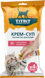 TiTBiT крем-суп с кусочками телятины для кошек - TiTBiT крем-суп с кусочками телятины для кошек