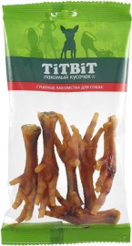 TiTBiT лакомство для собак лапки куриные вяленые - TiTBiT лакомство для собак лапки куриные вяленые