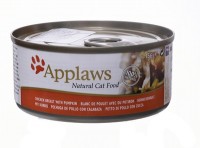 Applaws консервы для кошек с куриной грудкой и тыквой, Cat Chicken Breast & Pumpkin