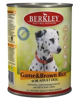 Berkley (Беркли) 75073 консервы для собак №5 Оленина с коричневым рисом 400г (37134)