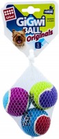 Gigwi Гигви Игрушка для маленьких собак Три мяча с пищалкой 5см МП/3 (58844)