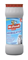 Мистер Фреш F401 Expert 2в1 Ликвидатор запаха для кошачьих туалетов (порошок) 500г (70149)