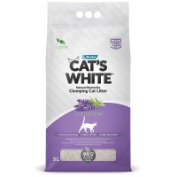 Cat's White Lavender (Кэтс Вайт комкующийся наполнитель с нежным ароматом лаванды)