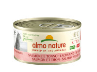 Almo Nature Made in Italy Salmon and Tuna and Carrot (консервы для котят итальянские рецепты лосось и тунец )