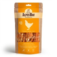 AlpenHof Жевательные палочки с курицей для средних и крупных собак, 80 г (74598)
