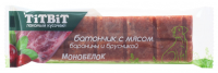 TiTBiT лакомство для собак батончик с мясом баранины и брусникой