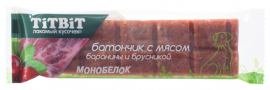 TiTBiT лакомство для собак батончик с мясом баранины и брусникой - TiTBiT лакомство для собак батончик с мясом баранины и брусникой