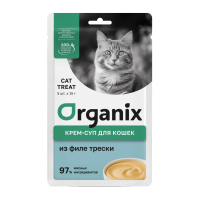 Organix (Органикс крем-суп для котят и кошек из филе трески, 5 шт по 15 г)