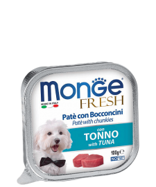 Monge Fresh PATE e BOCCONCINI con TONNO (Монж консервы для собак с тунцом) - Monge Fresh PATE e BOCCONCINI con TONNO (Монж консервы для собак с тунцом)